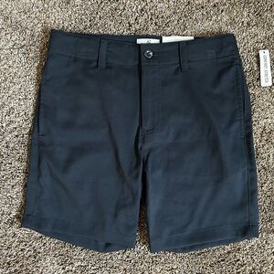 NWT Boys Navy Blue Moisture Wicking Shorts Size 12 Adjustable Waist